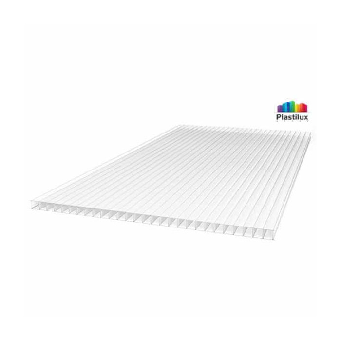 Сотовый поликарбонат 6 мм POLYNEX прозрачный 2100х6000 мм